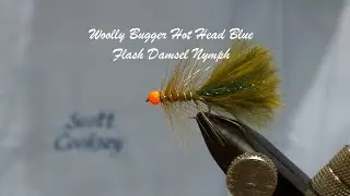 Woolly Bugger Hot Head Blue Flash Damsel Nymph