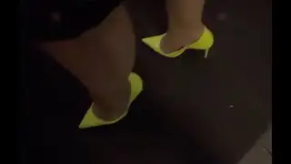 Club night in yellow loubs Part 1 going out