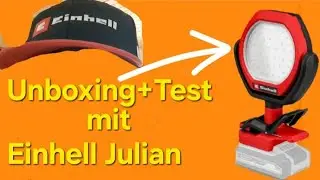 Einhell OUTDOOR Lampe GC-OL 18/1500 Li (Unboxing+Test) @einhelljulian2