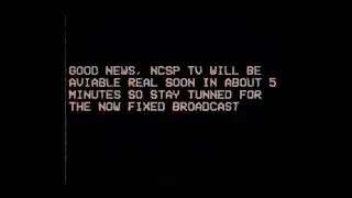 NCSP BROADCASTING ERROR