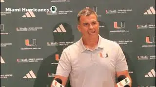 Miami Head Coach Mario Cristobal Ahead of Week One Matchup