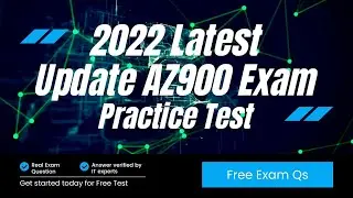 2022 Latest Official AZ-900 Practice Test | Free