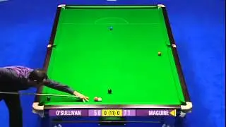 Unbelievable Snooker Escape by Stephen Maguire against Ronnie O'sullivan (Full Shots)