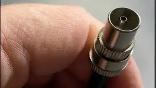 RG6 COAXIAL cable plug fitting | tv aerial connection | do it yourself | HOW TO with DADSKILLZ!