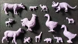 Membersihkan hewan sapi, bebek, angsa, ayam, gajah, simpanse, singa, unta, buaya, kangguru