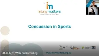 Concussion in Sports Webinar