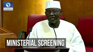 Senate Screens Ministerial Nominees Muhammadu Dingyadi
