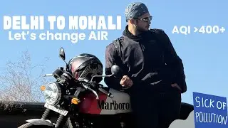 Delhi to Mohali Ride with GT 650 | fresh air और ride | traffic jam and pollution AQI 400+
