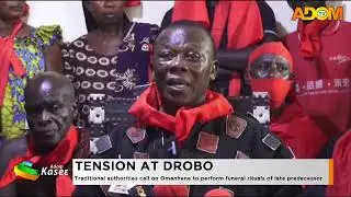 DROBO: Traditional authorities call on Omanhene to perform funeral rituals of late predecessor
