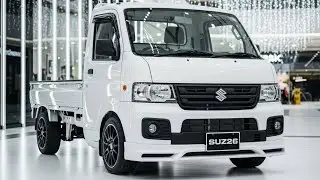 Обзор компактного рабочего пикапа Suzuki Care Pickup Truck America 2026 года.