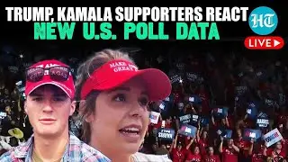 LIVE | Trump Vs Kamala: Supporters React Amid Swing State Poll Data Showing Lead For&hellip; | US Election