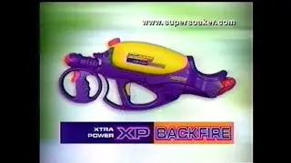 Super Soaker XP Backfire (Larami Hasbro) TV Commercial - 2001