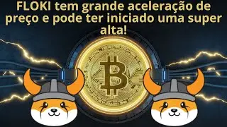 Floki Inu #FLOKI pre&ccedil;o explode em 20% s&oacute; hoje e pode ir em dire&ccedil;&atilde;o a m&aacute;xima hist&oacute;rica, agora rompe!