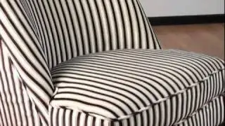 Armen Living Jester Club Chair (Stripes)
