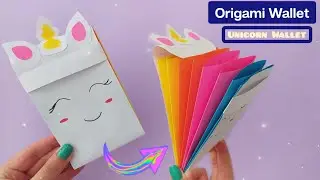 Origami Wallet: How to Make Cute Origami Unicorn Wallet