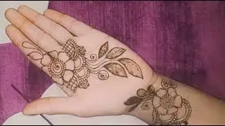 Lotus Inspired Mehndi Design#meh