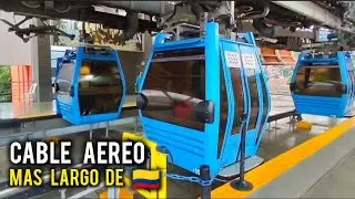 CABLE AEREO en CALI VALLE El Mio Cable 🚍 El más largo de 🇨🇴 ? cerca al MALL PLAZA Teleférico cali