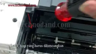 Tutorial perbaikan printer  laserjet hp pro m402 kertas Selalu Miring dan Paper Jam