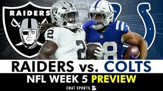 Raiders vs. Colts Preview + Top Raiders News & What To Watch For In NFL Week 5