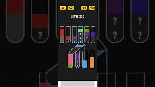 Water sort puzzle level 200
