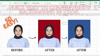 how to edit change photo background in excel