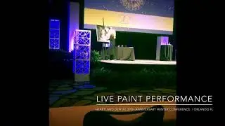 Live Paint Performance for Heartland Dental