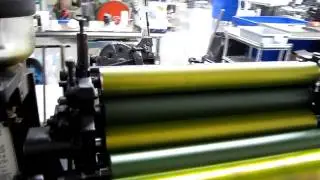 A Boxcar Press Heidelberg Windmill Letterpress in Action