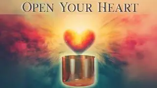 185 Hz Crystal Singing Bowl | Open Your Heart | Sound Meditation