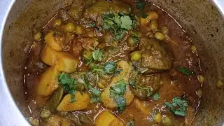 Easy and tasty sem aalu matar ki recipe || आसान और स्वादिष्ट सेम आलू मटर की रेसिपी || #aalu #matar