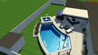Spann Backyard Design Concept by Jim Sherlock at Presidential Pools