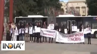 Sindhis stage protest at UN against persecution of minorities in Pakistan