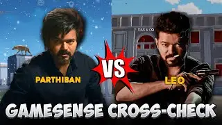 LEO VS PARTHIBAN😎🔥 | HOW TO CROSS CHECK GAMESENSE IN BGMI ? | VINO GAMING TAMIL