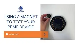How to see that your PEMF therapy device is working using a magnet tester.