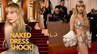 Jennifer Lawrence SHOCKS in Naked Dress at Golden Globes 2026