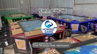 10 Seats Luxurious 86-Inch Arcade Fish Cabinet | 10 Players 86 Inch Screen Fish Game Machine