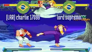 FT10 @sfa2u: (LAR) charlie 17099 (BR) vs lord supremo (BR) [SF Alpha 2 sfa2 Fightcade] Jan 6