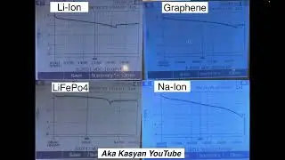 Особенности разряда Li-Ion, Na-Ion, Graphene, LiFePo4
