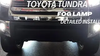 Замена лампы в противотуманных фарах Toyota Tundra. Суперлегкая и сверхяркая. #toyota #tundra #li...