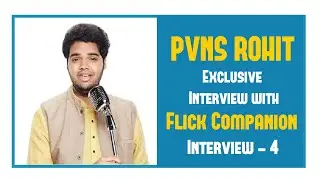 PVNS Rohit (Playback Singer): Exclusive Interview with Flick Companion (Indian Idol Runner Up)