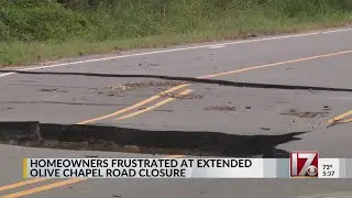 Homeowners frustrated at extended Olive Chapel Road closure in Apex