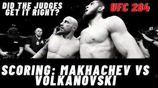 SCORING Islam Makhachev vs Alexander Volkanovski | Did The Judges GET IT RIGHT? |