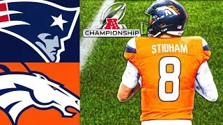 Patriots vs. Broncos Simulation | AFC Championship | Madden NFL 26