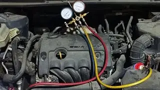 شحن تكييف كيا كارينز و قياس درجة التبريد