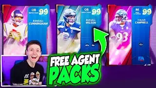 *4 LTDS* INSANE Free Agents Pack Opening..! - Madden 22 Ultimate Team