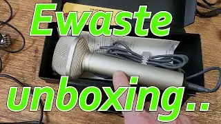Ewaste Unboxing! Some nice Vintage Electronics items plus Scrap Copper Wire! All for Free!!