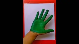Easy Drawing For Kids #shorts #jayaart #shortsvideo #greencolour