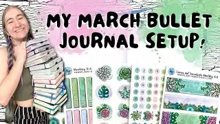 PLAN WITH ME! || March 2023 Bullet Journal Setup Livestream!