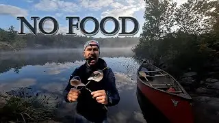 2 days survival camping. no food, no tent, basic gear. Sobrevivendo 2 dias acampado sem comida.