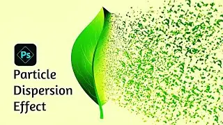 Leaf dispersion effect ll particle dispersion effect in adobe Photoshop