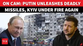 Kyiv&rsquo;s Night Of Terror: Russian Missiles Rip Apartments, Ukrainians Forced To Flee | Watch